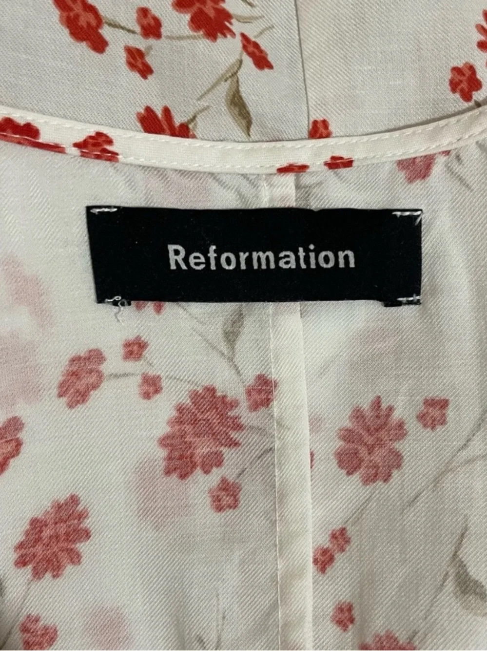 Reformation Ports Wrap Mini Dress Eleanor Print - Picture 7 of 12